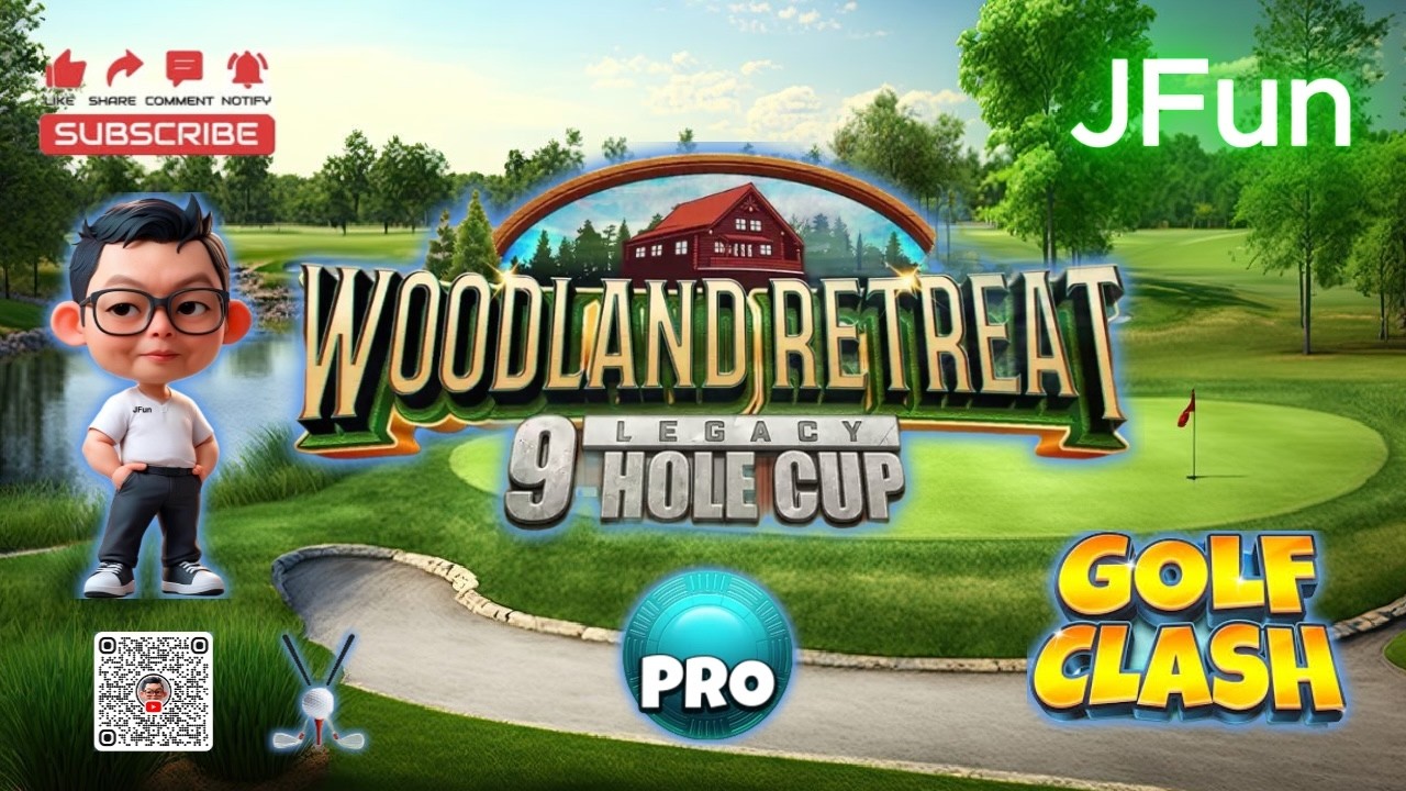 Golf Clash WoodLandRetreat Legacy 9-Hole Cup game play [F2P][Pro] 26Feb27