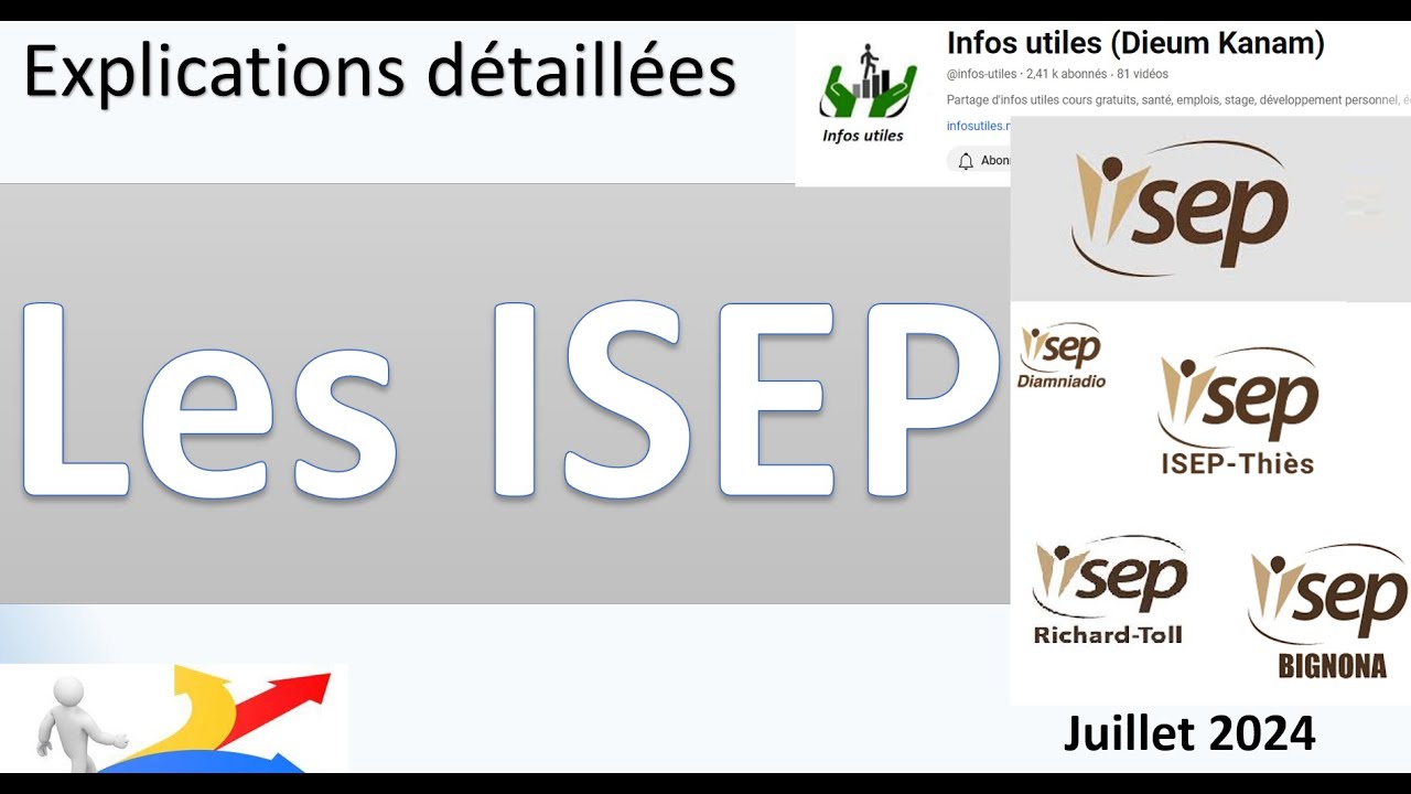Explications détaillées des ISEP(Institut supérieur d'enseignement professionnel)