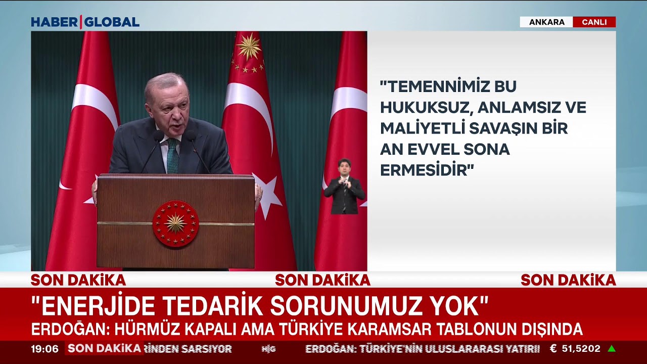 CANLI YAYIN | Kritik Kabine Sonrası Cumhurbaşkanı Erdoğan Ulusa Sesleniyor!