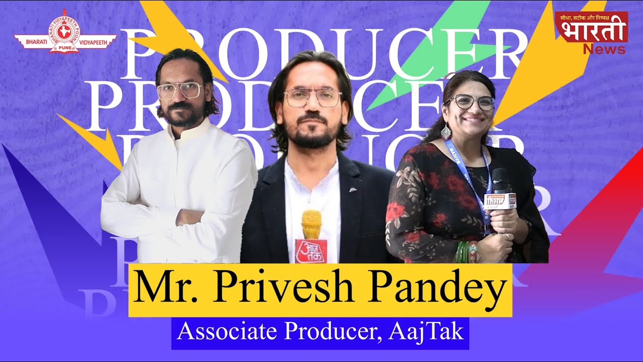 Privesh Pandey at Student Induction | Orientation Program BA(JMC) Batch-2024 | Bharati News