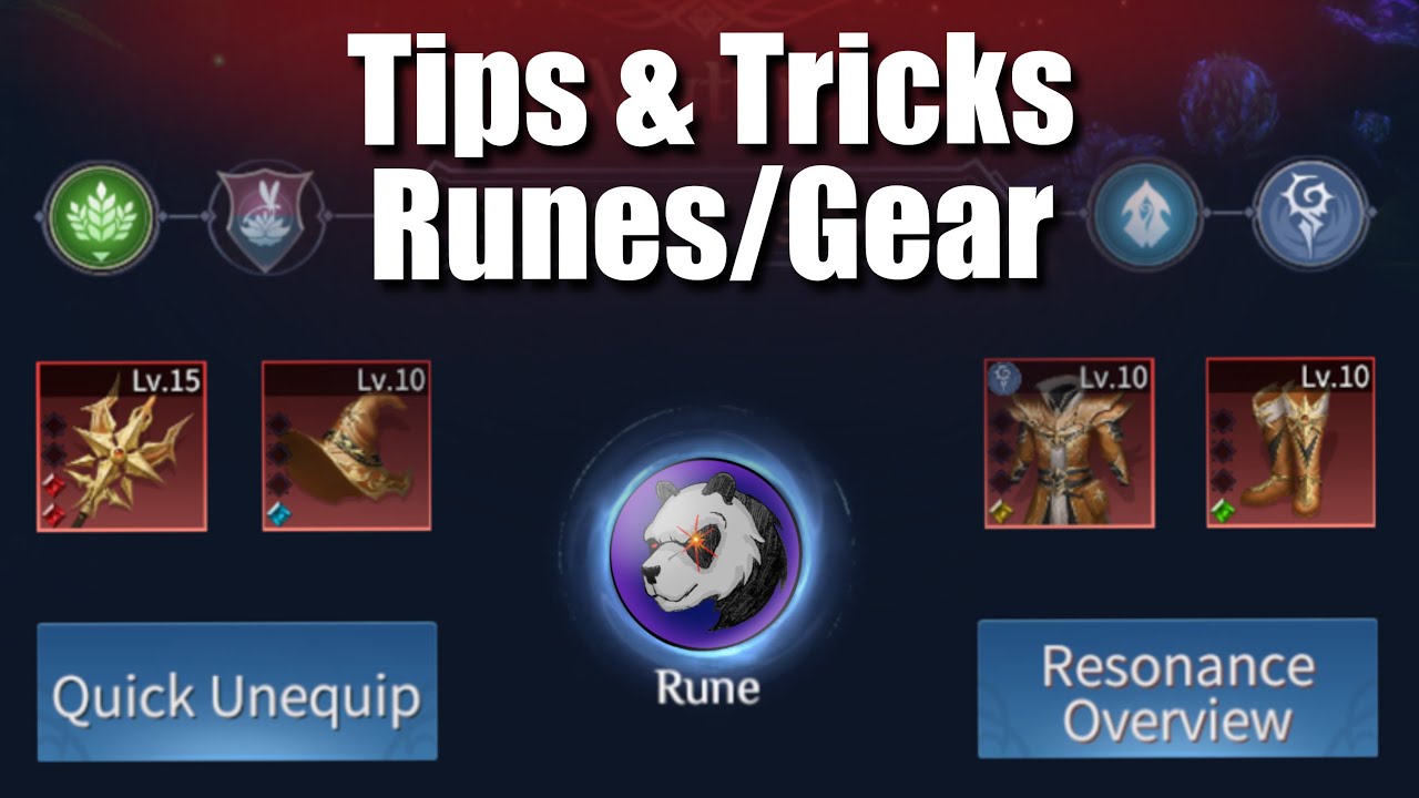 Gear and Rune Guide for 2024 - #bloodlineheroesoflithas