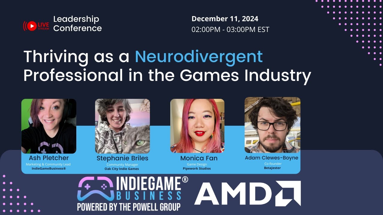 Thriving as a Neurodivergent Professional in the Games Industry