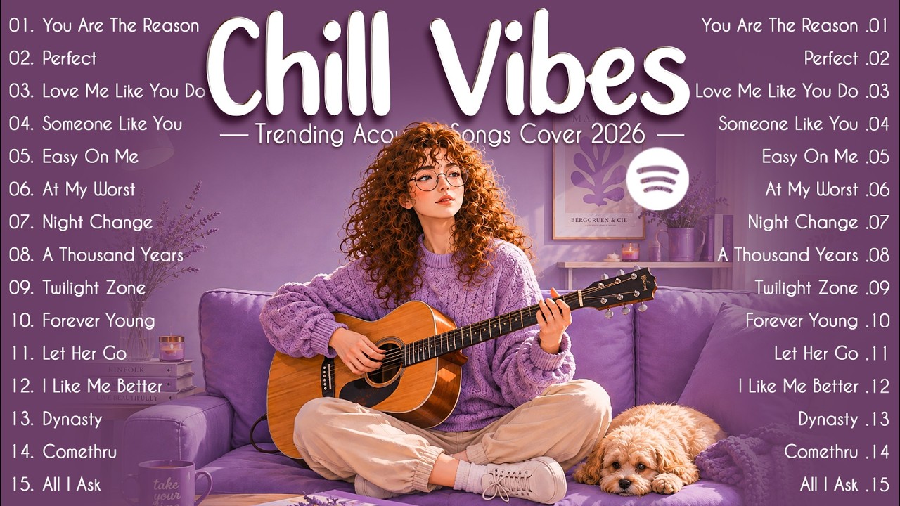 Feel Good & Relax Playlist 🎶 Top Trending Pop Songs 2026 🌙 Acoustic Love Hits