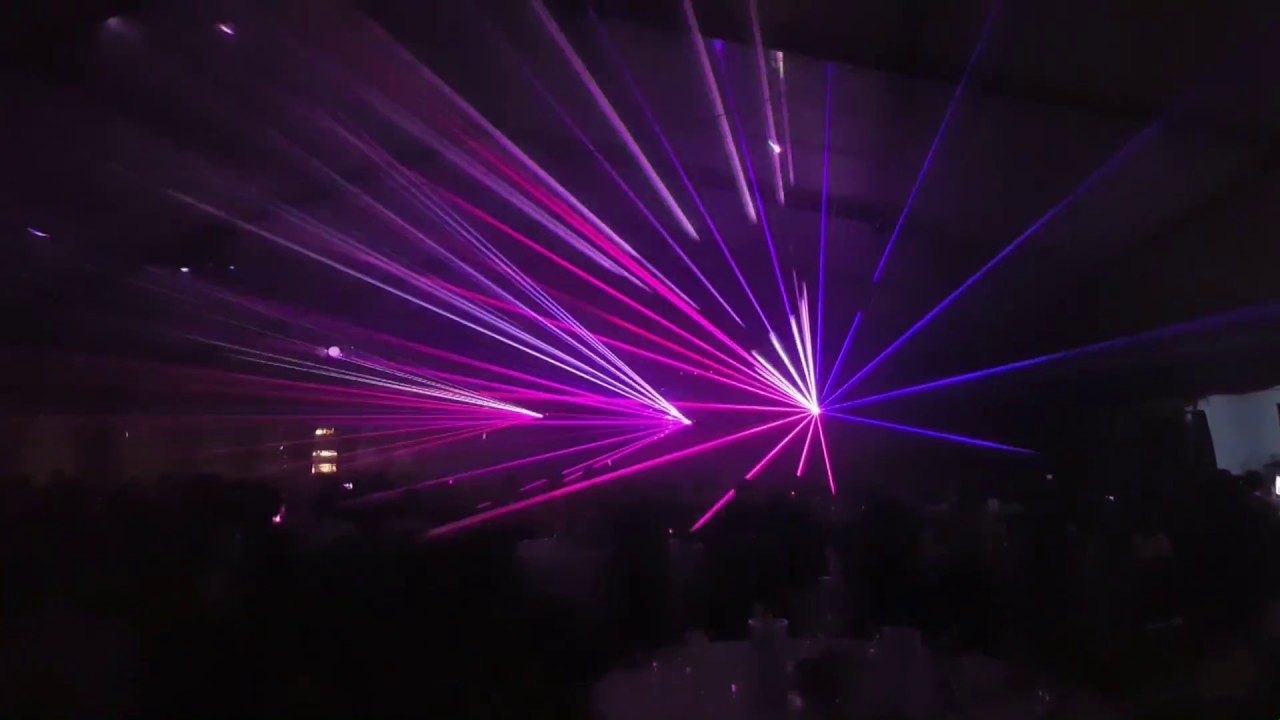 Laser-Show mit 3 Lasern von Laserworld DS 3300 RGB mieten, dd show & eventgroup aus Leipzig