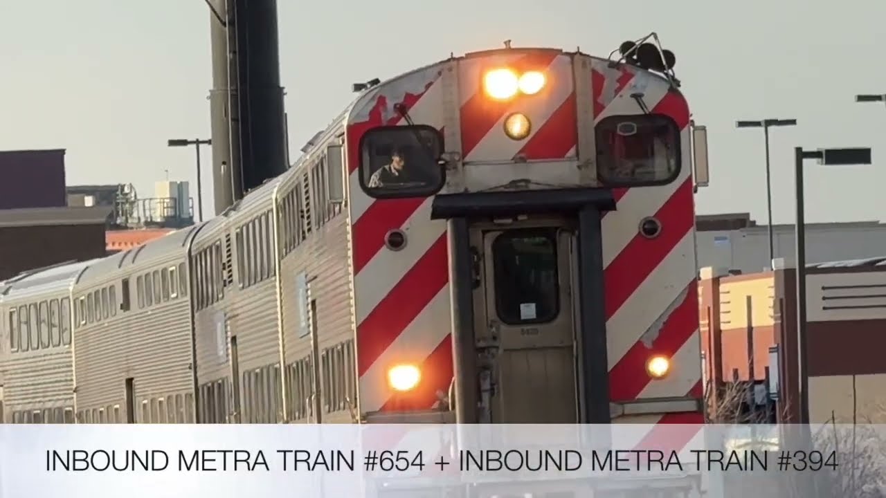 The Complete Metra Evening Rush Hour At Clybourn On February 10, 2025