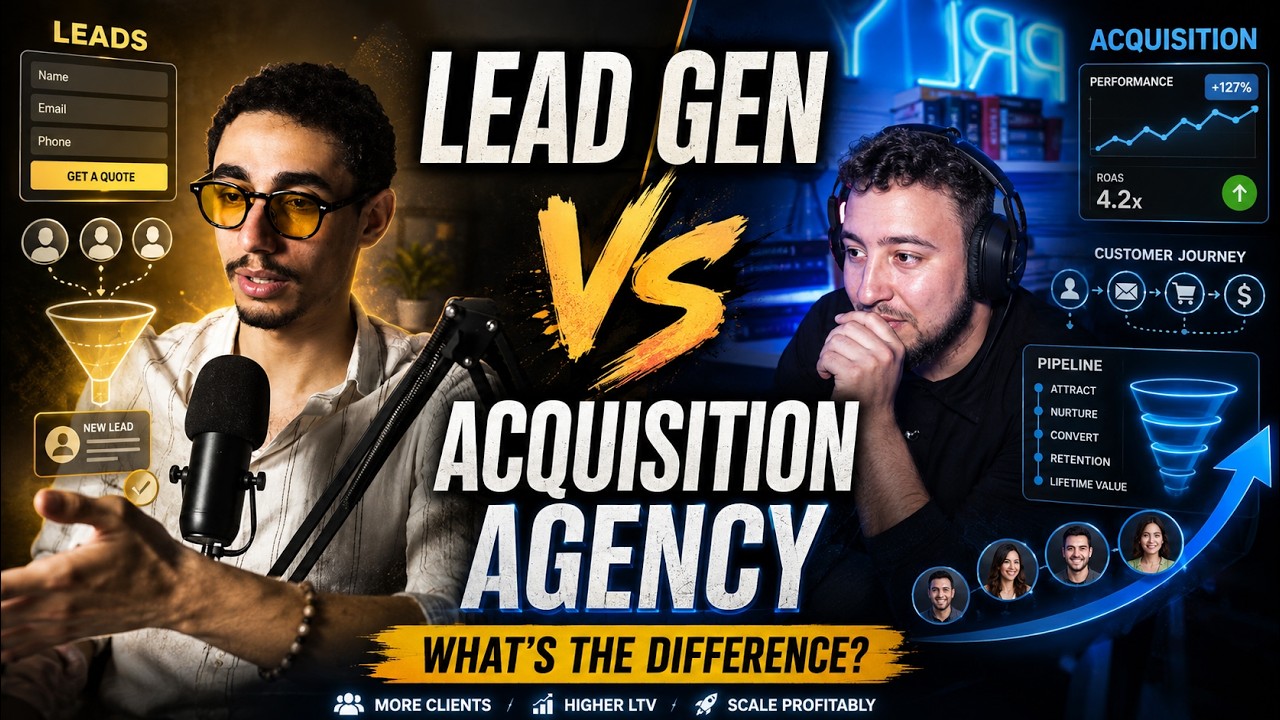 Lead Gen vs Client ACquisition agency - تحديات وكالات التسويق المغربية