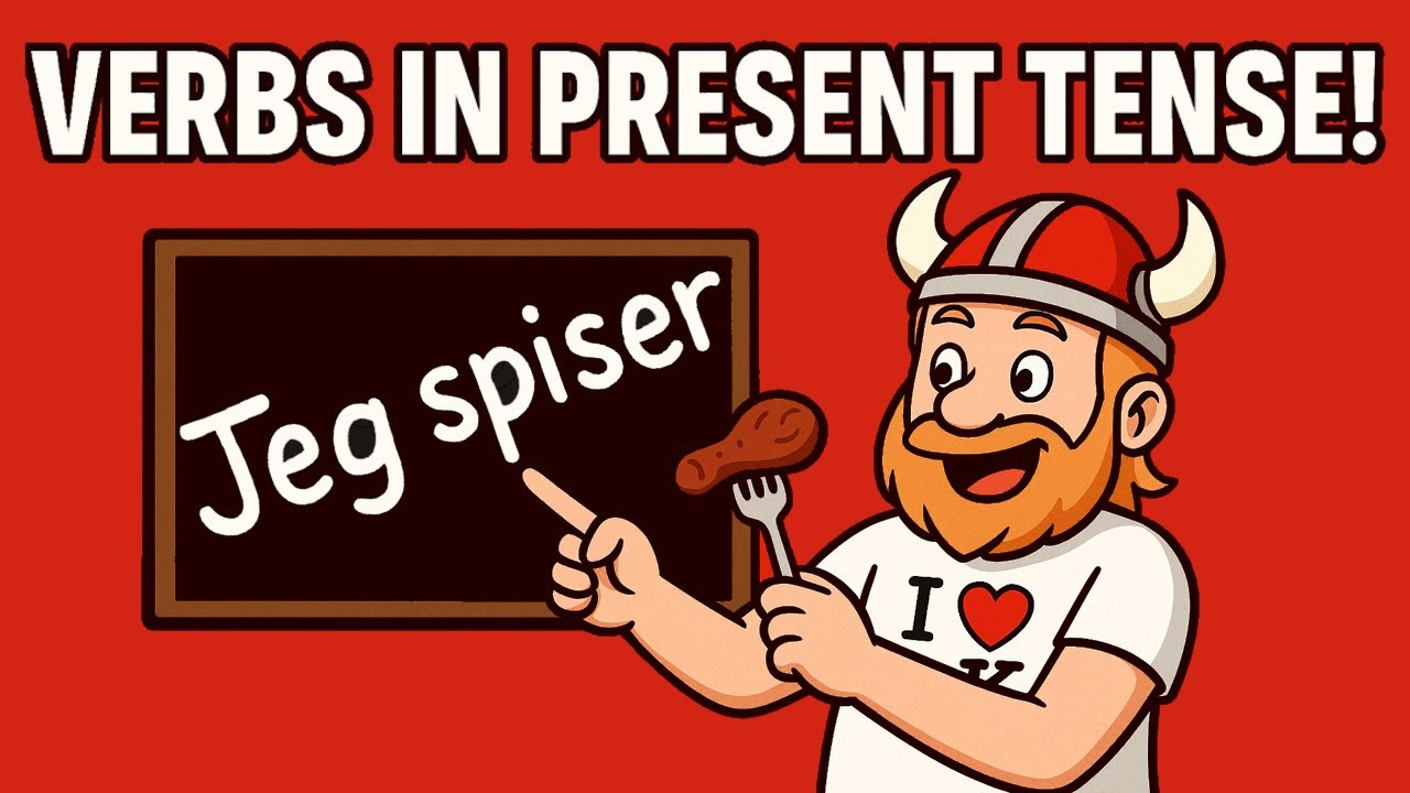 Just add an R?! Danish Present Tense in under 10 minutes!