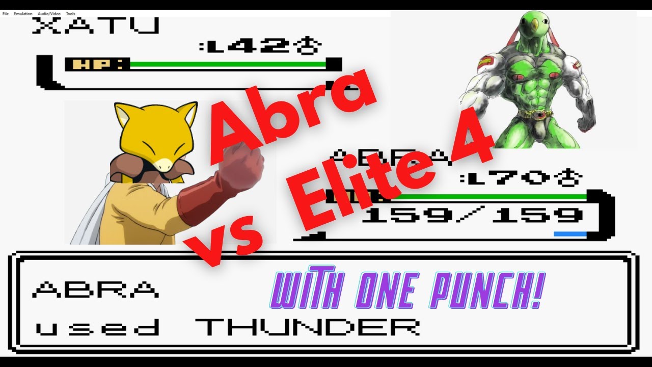 Pokemon gold Elite 4 (Abra Solo)