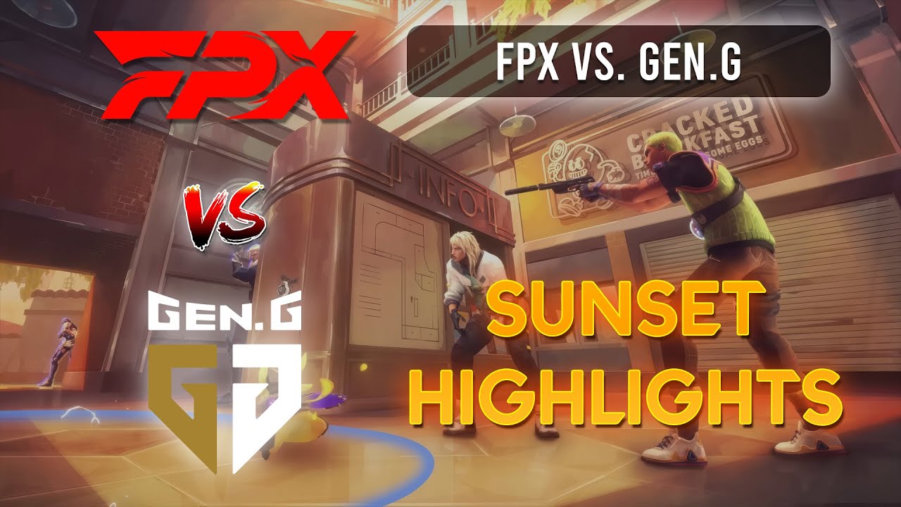 FPX vs. GEN - ALL Sunset Highlights | VCT Masters Shanghai