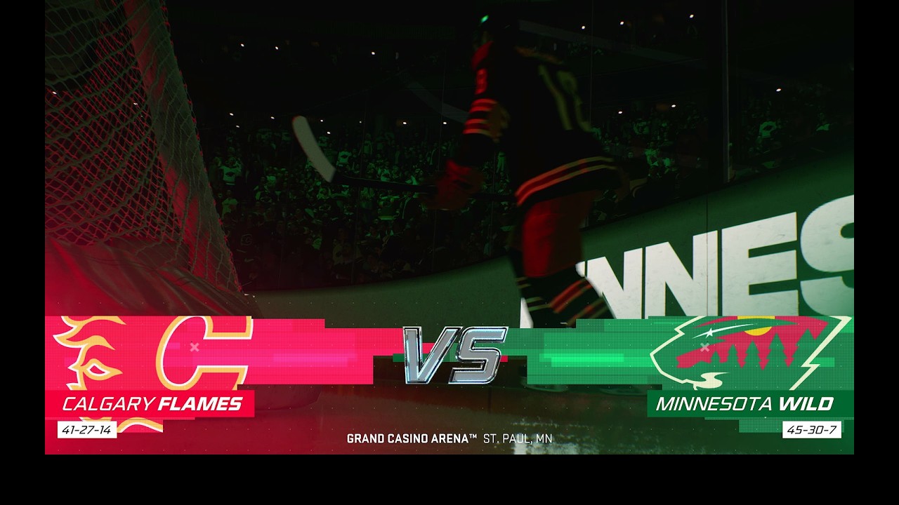 Nhl February madness round 32 Game 4 Calgary Flames @ Minnesota Wild