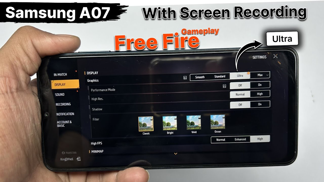 Samsung A07 Free Fire Test 🔥 Budget Gaming Phone | Helio G99 Performance Review  A07 for Free Fire?
