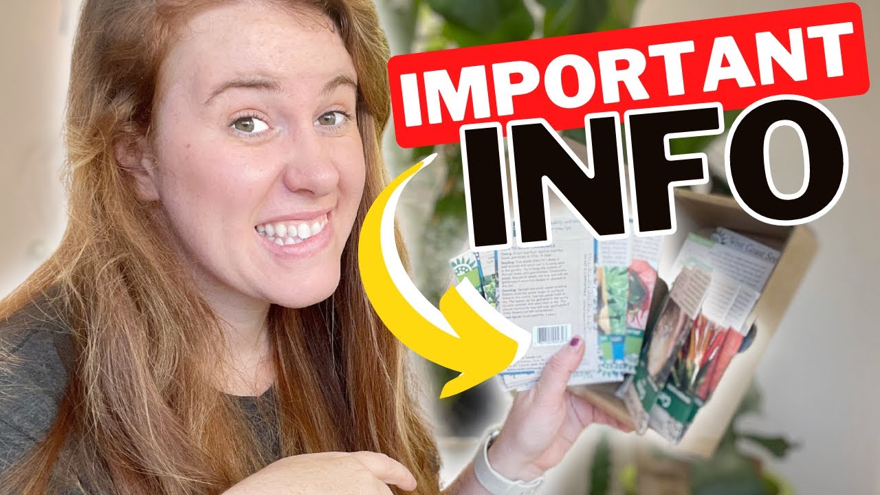 Understanding Garden Seed Packets. How To Read Garden Seed Packaging | Gardening in Canada 🌱