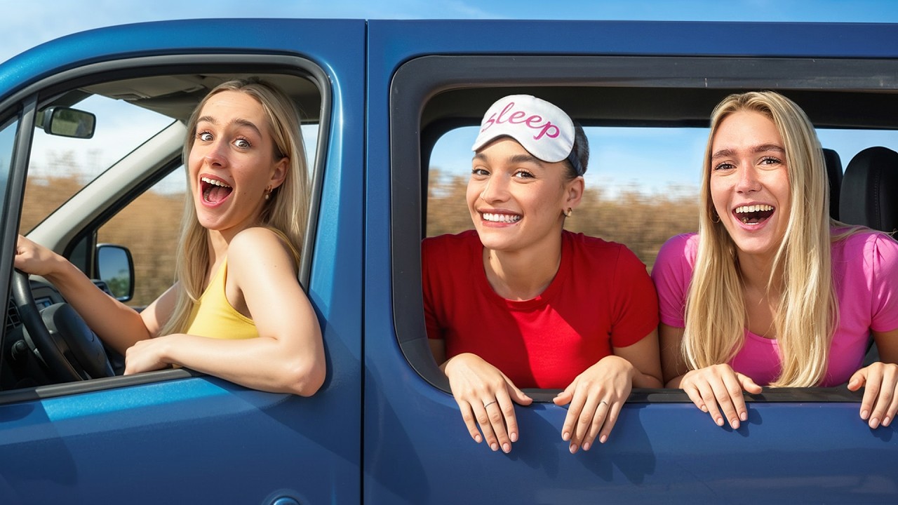24 UUR OVERLEVEN IN EEN BUSJE!😱🚐 (MET SELMA)