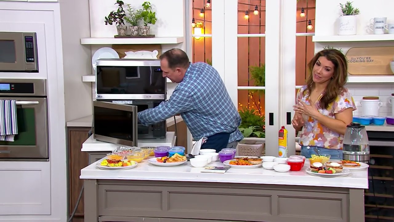 Decor set of (2) 3-in-1 Microsafe Egg Cookers on QVC