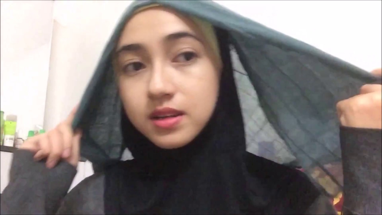 Cotton wide shawl tutorial - Aina Yussoff