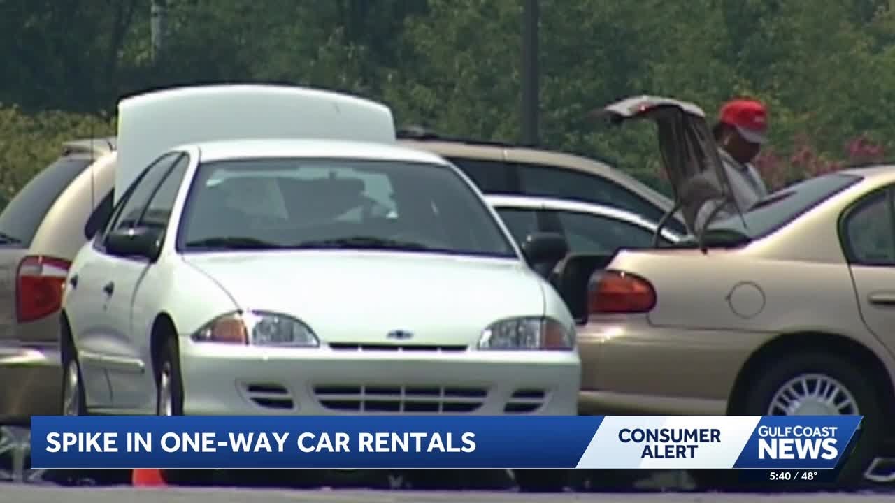 Rental car companies see surge in one-way rentals amid flight cancellations