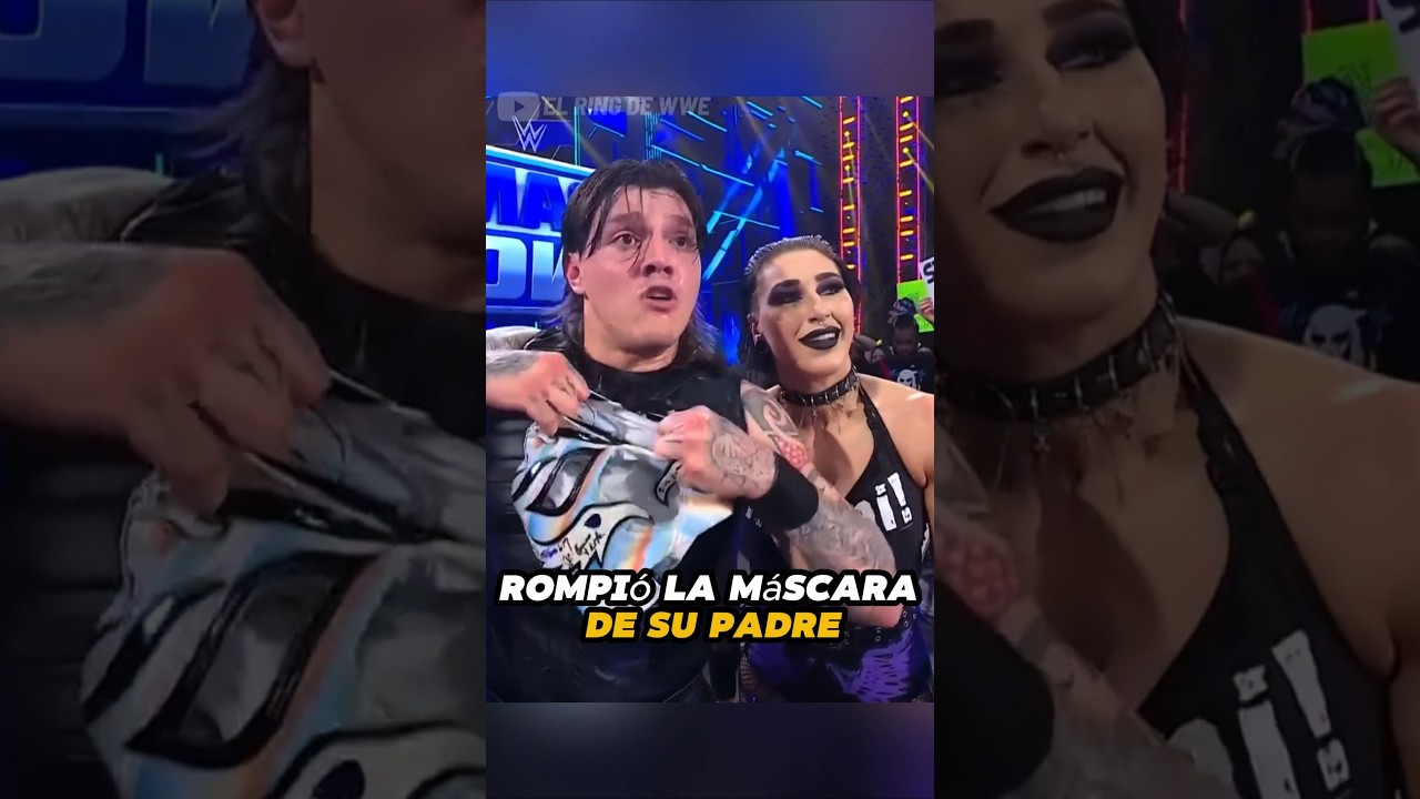 Dominik Mysterio rompió la máscara de su padre 