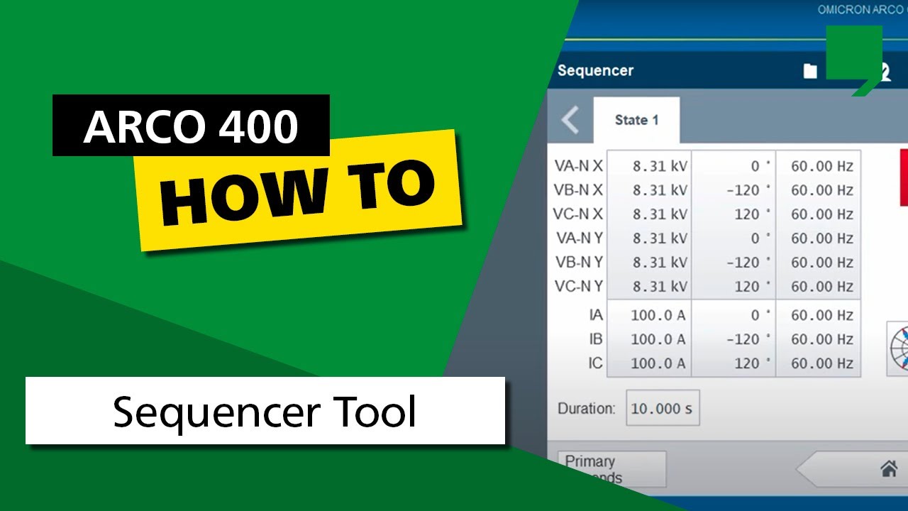 ARCO Control Tutorial – Sequencer Tool
