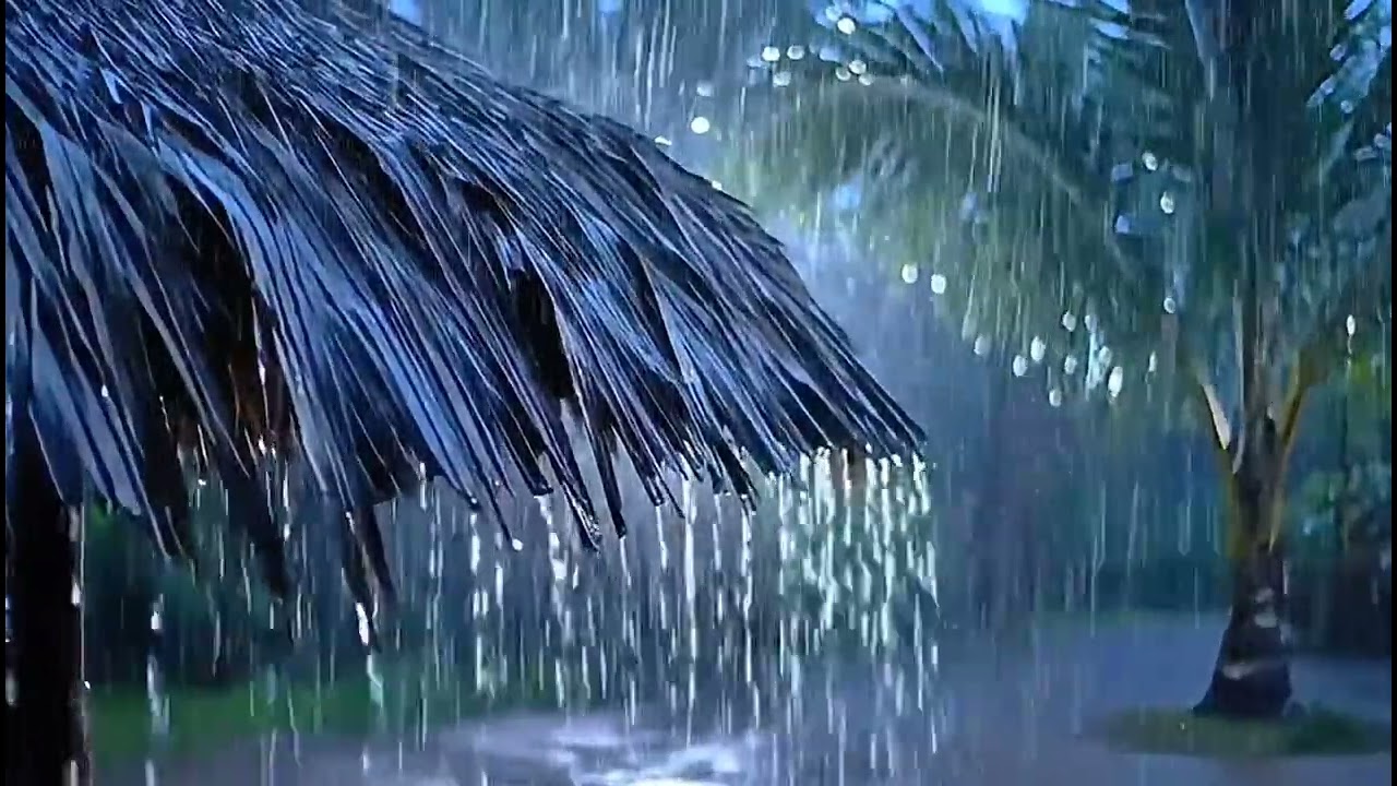 Rain and Gentle Thunder on the Roof | Relax, Calm Mind & Sleep Deeply