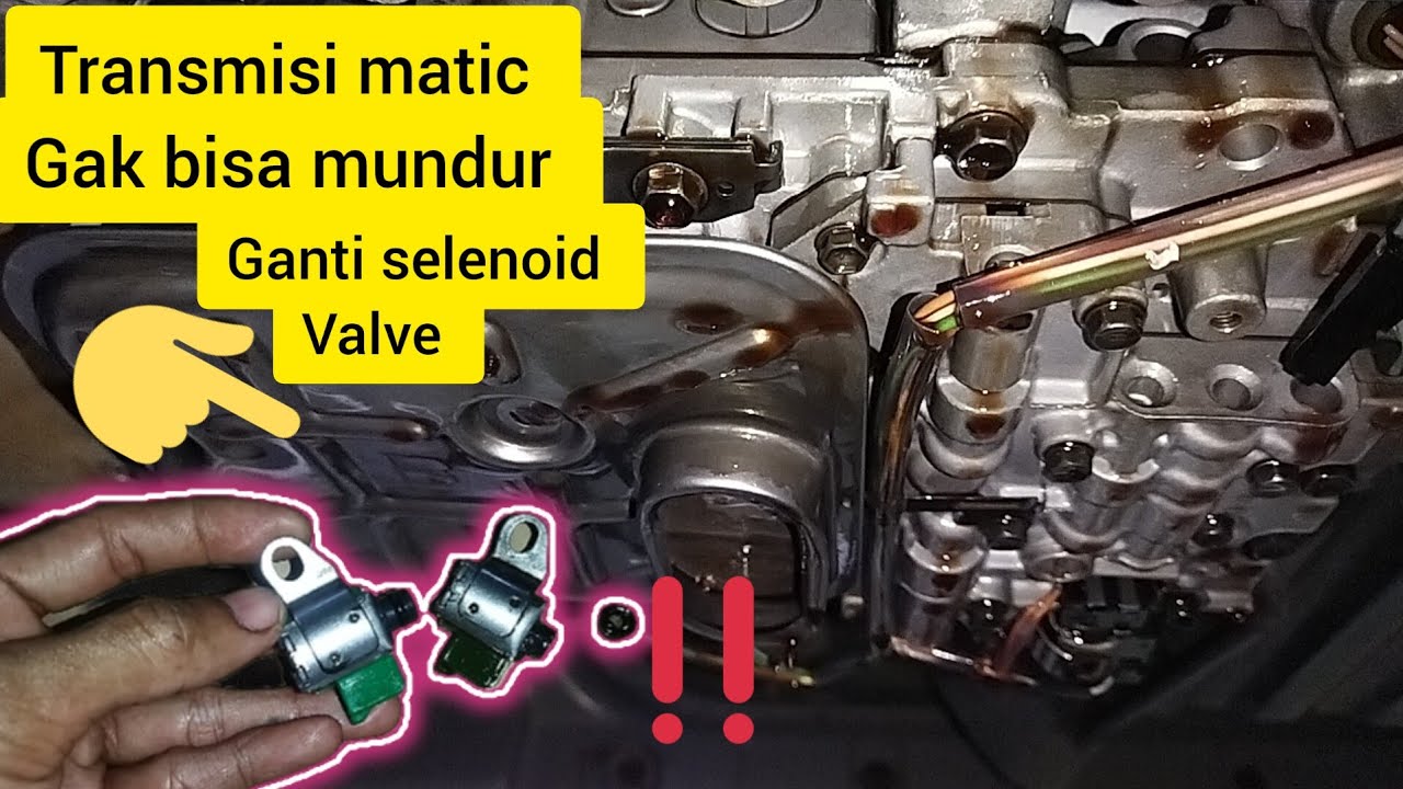 MOBIL MATIC GAK BISA MUNDUR, GANTI SELENOID VALVE TRANSMISI MATIC SUZUKI APV