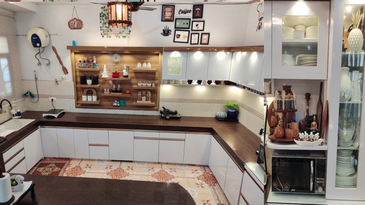 2023latest modular kitchen design Indian modular kitchen tour🧿white dream kitchen🧿आप का भी सपना है