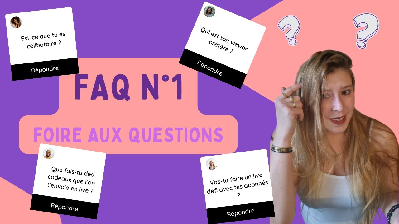 Ma première foire aux questions ! FAQ n°1