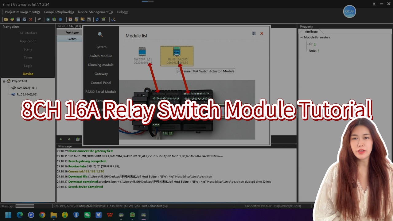 8CH 16A Relay Switch Module Tutorial | Easyctrl Smart Lighting Control System