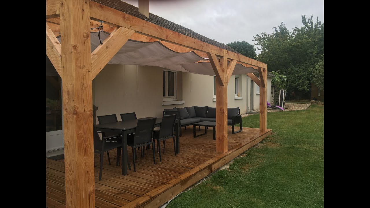 Réalisation d'une pergola bois