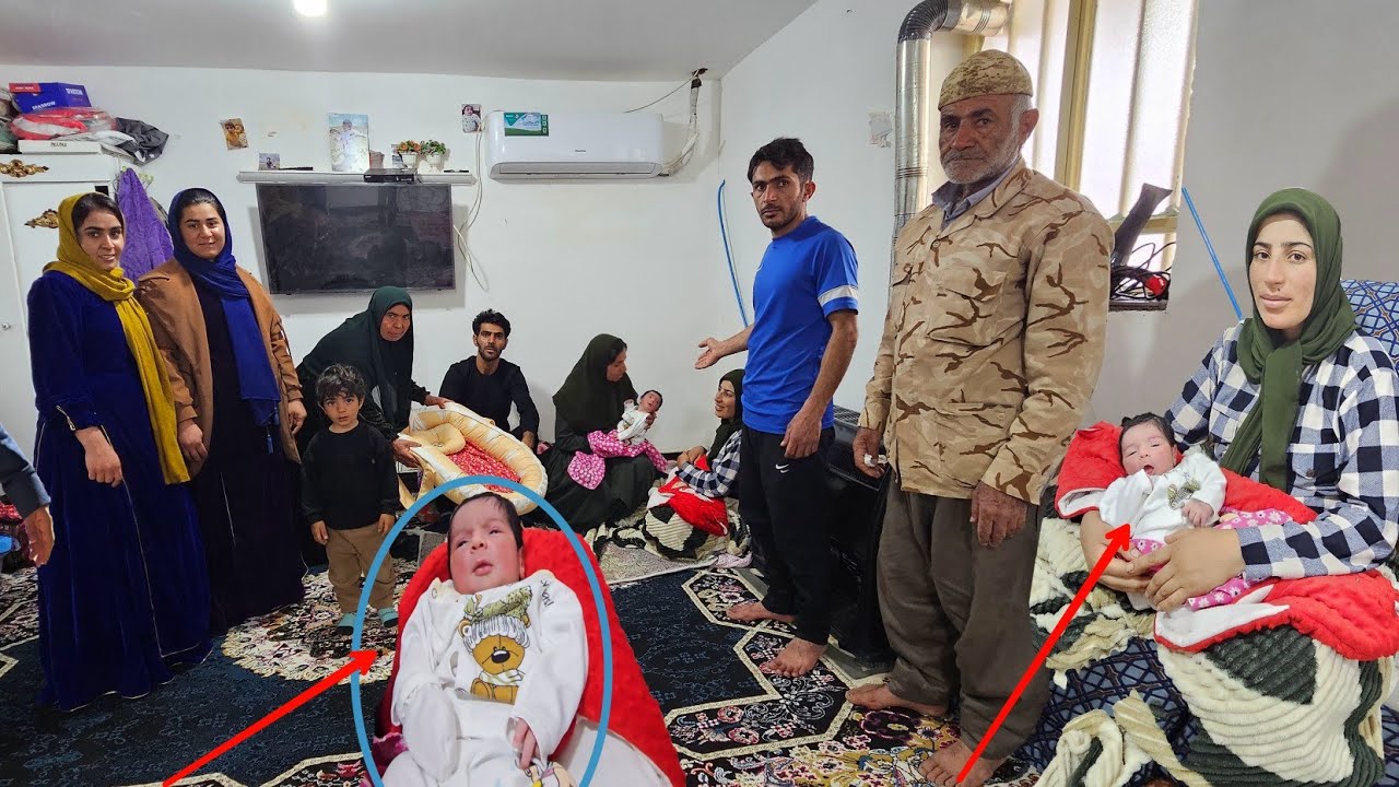 Happiness in Zahra's family. Meeting with Sadri to give birth