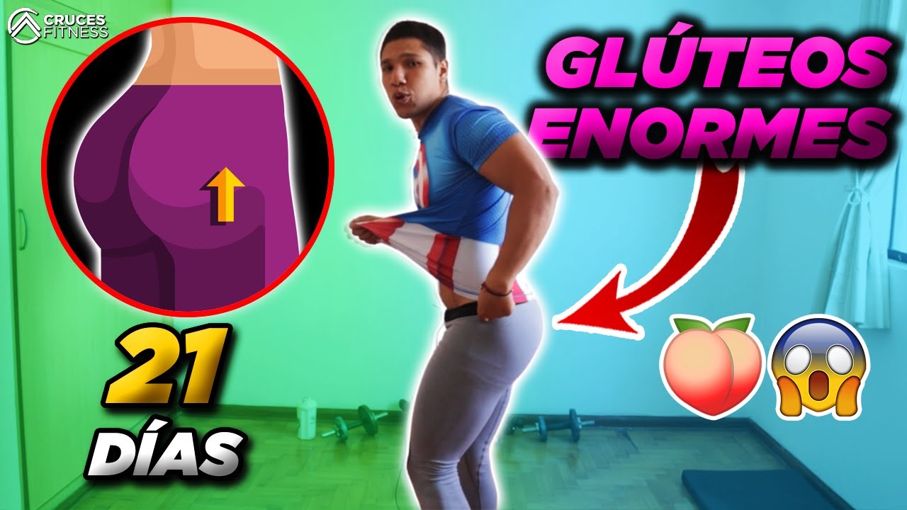 ✅RETO para AUMENTAR 🍑#gluteos en 21 DÍAS🏡[Desde CASA y SIN pesas]