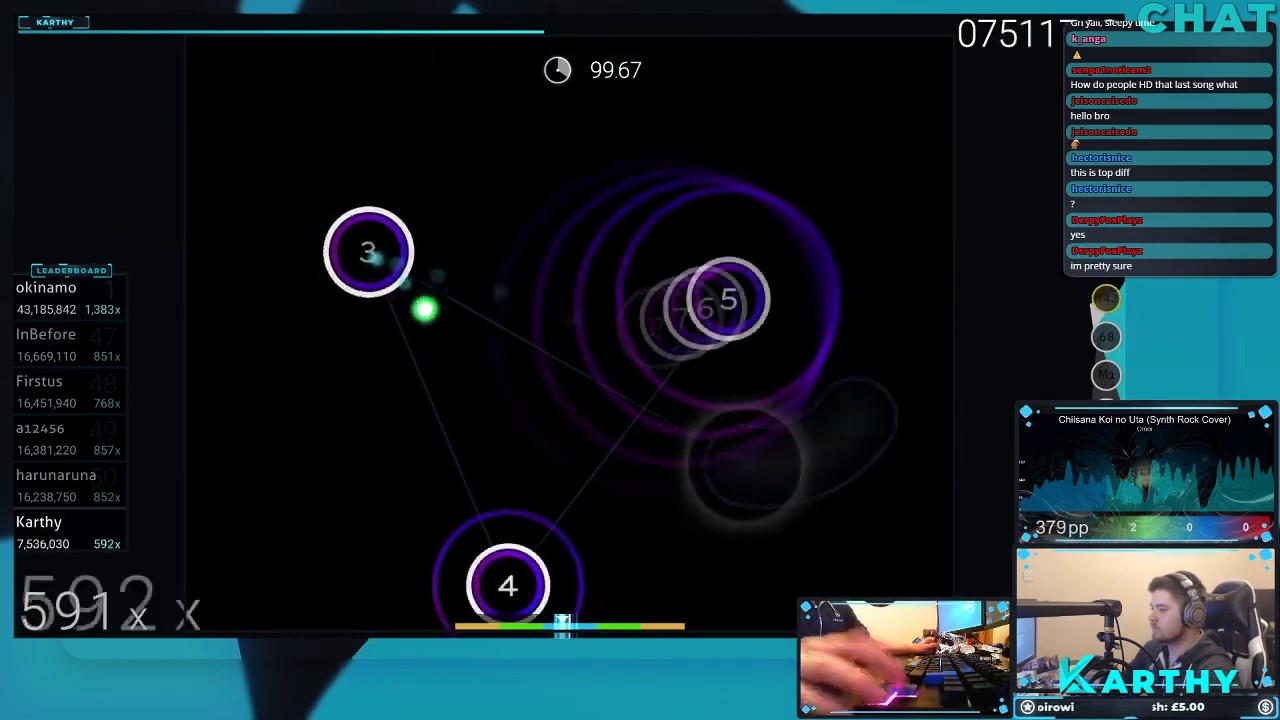 Omoi - Chiisana Koi no Uta (Synth Rock Cover) [Kroytz's EX EX] 1458x 98.82% #1