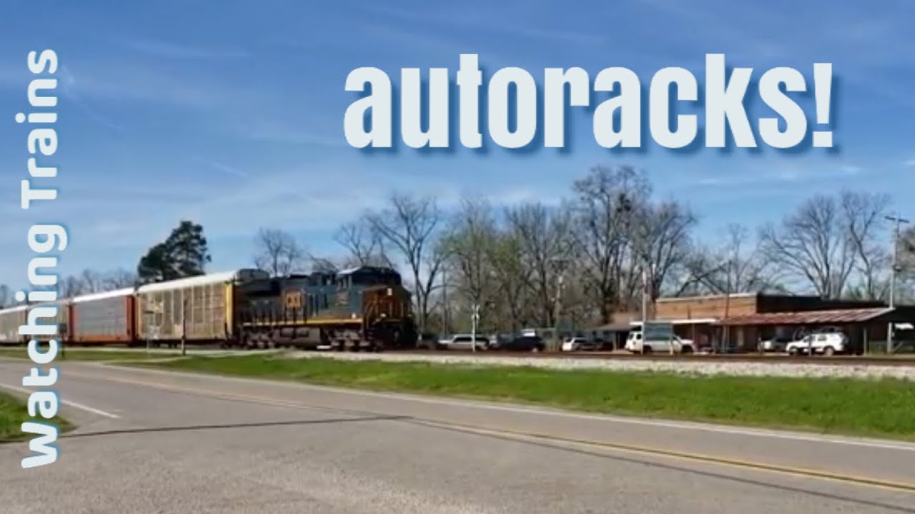 Watching Trains:  Autoracks!