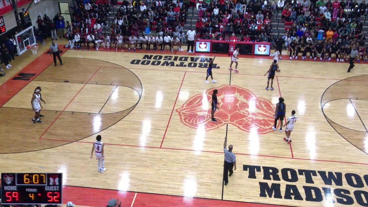 Trotwood-Madison vs Dunbar High School Boys' Varsity Basketball