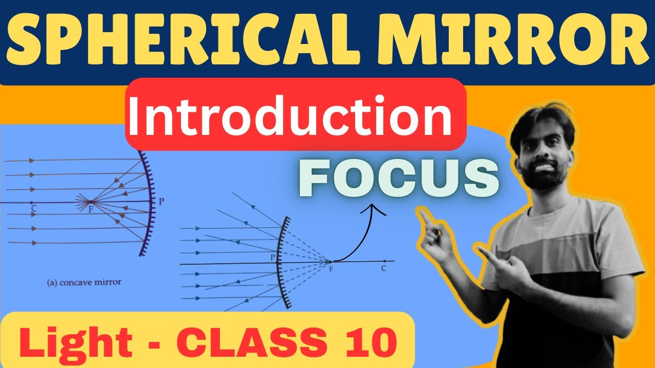 Spherical mirror | Concave & Convex Mirrors | Class 10 Light | Reflection | Focus explained