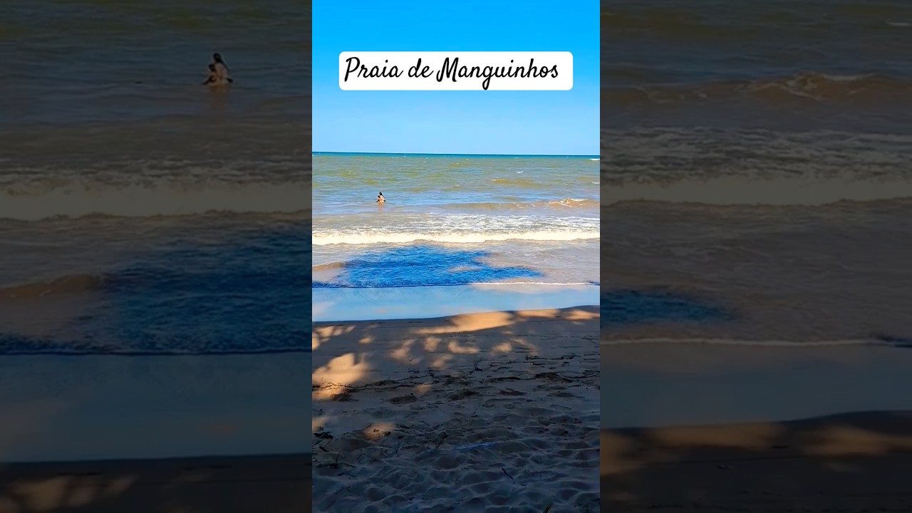 Praia de Manguinhos na Serra E.S#praia #belezas #espiritosanto
