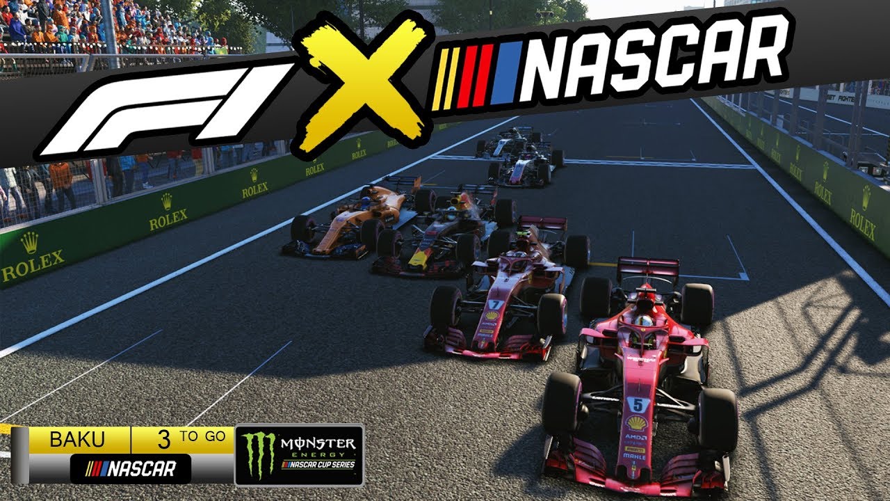WHAT IF F1 MERGED WITH NASCAR? - F1 2018 Game Experiment