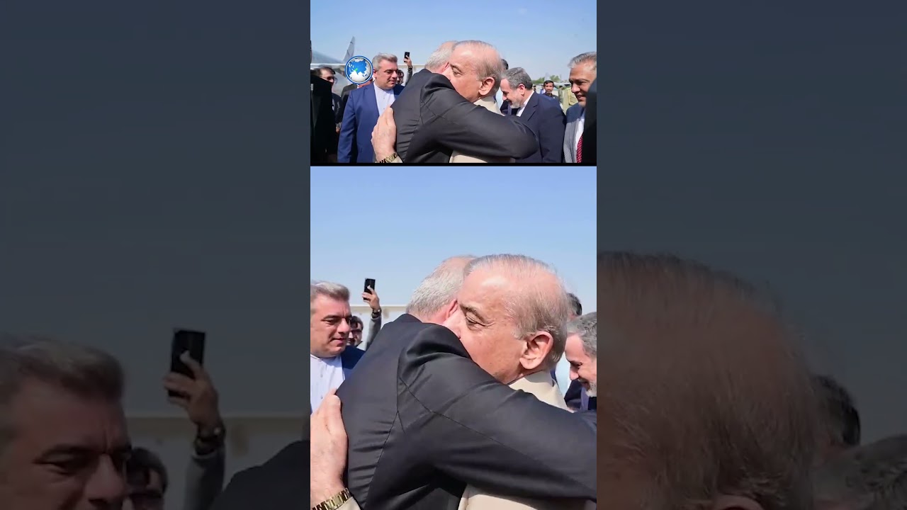 Iranian President Pezeshkian arrives in Islamabad, Welcomed by President Zardari and PM Sharif
