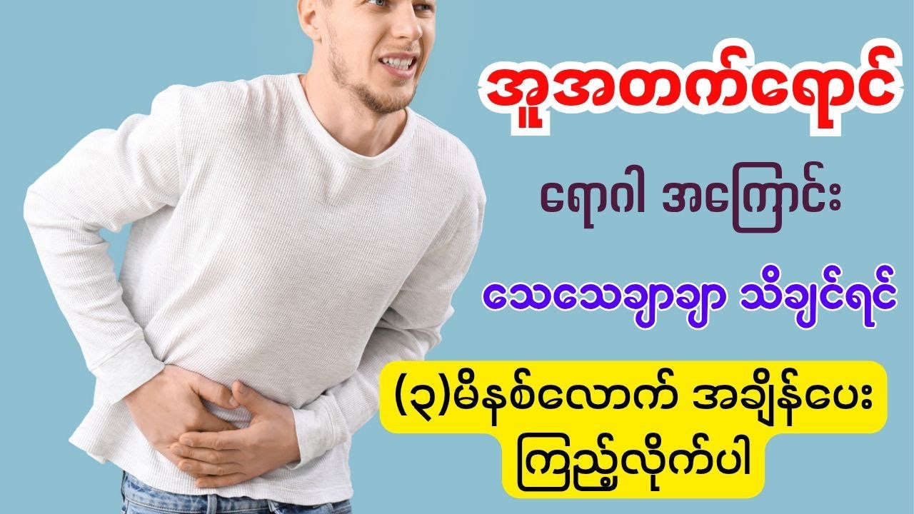 လျှပ်တစ်ပြက်ကျန်းမာရေးအပိုင်း(၁၉)-အူအတက်ရောင်ခြင်း(appendicitis)