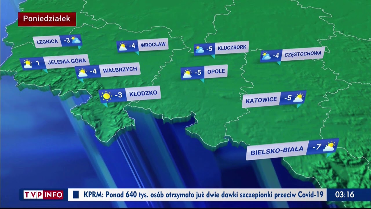 Pogoda na poniedziałek – 15.02.2021