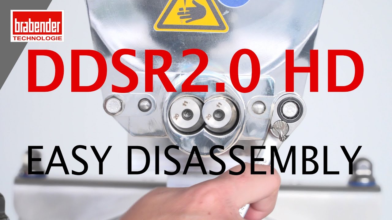 Screw Feeder DDSR20 2.0 Hygienic Design (HD): Disassembly and Cleaning Made Easy