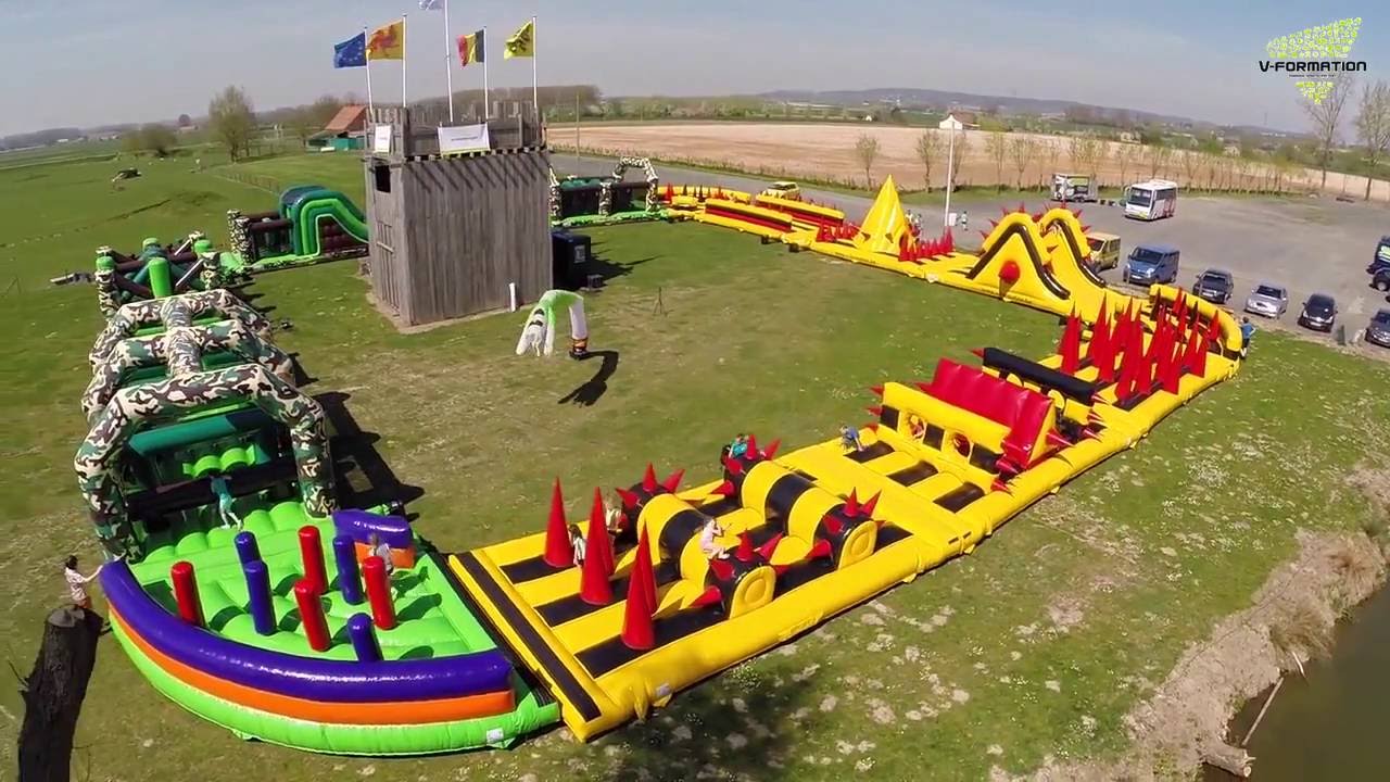 Ultimate Survival - 395ft / 120m Inflatable Obstacle Course - NEW CHANNEL