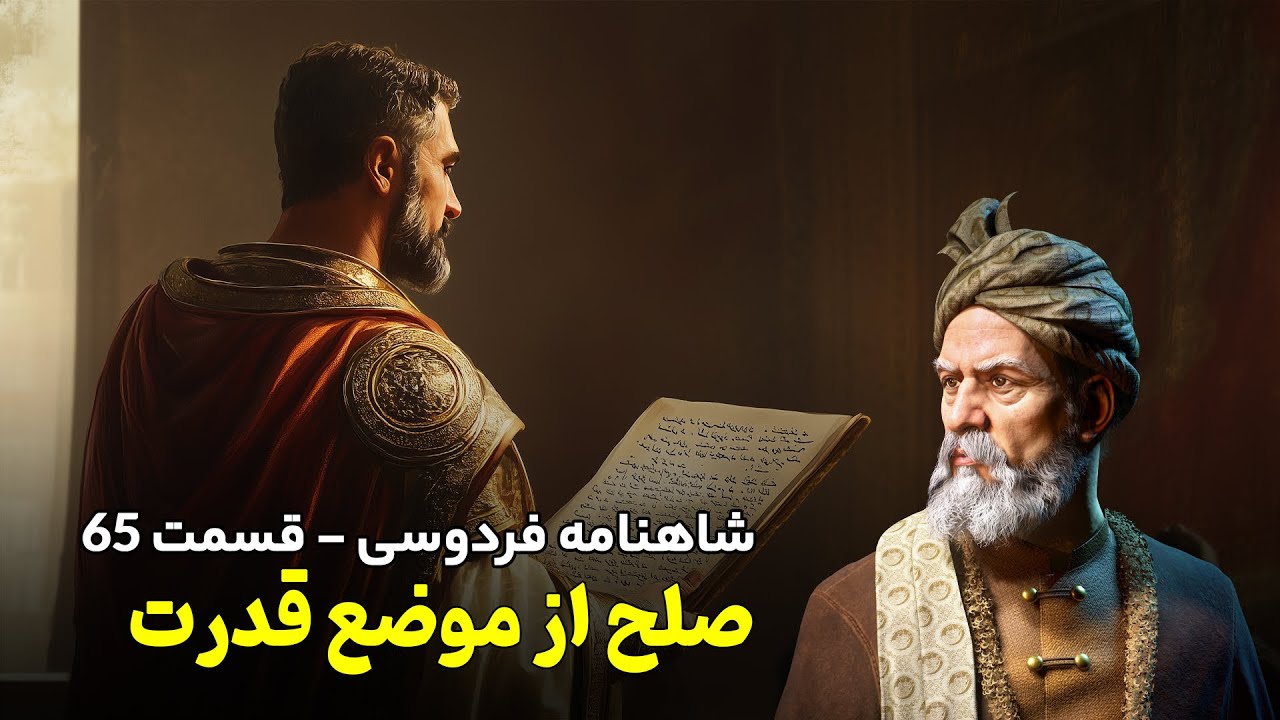 Shahnameh Ferdowsi #65 - تفسیر شاهنامه فردوسی - صلح قباد با پشنگ از سر قدرت