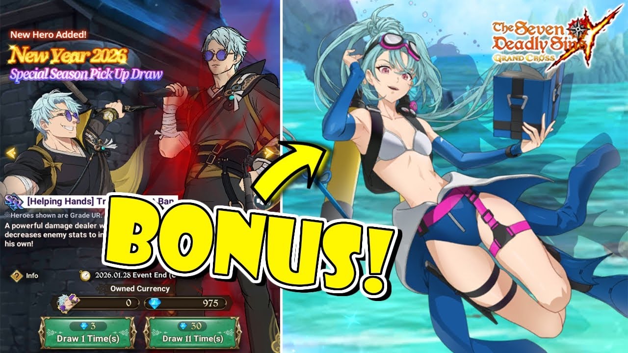 [7DS Grand Cross] GACOR MAKSIMAL!! LANGSUNG DAPET 4/6 PLUS BONUS WAIFU DADA RATA!! 