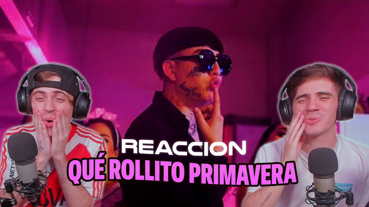 ARGENTINOS REACCIONAN A QUÉ ROLLITO PRIMAVERA - Dani Flow, Alu Mix & Tensec (Official Video)