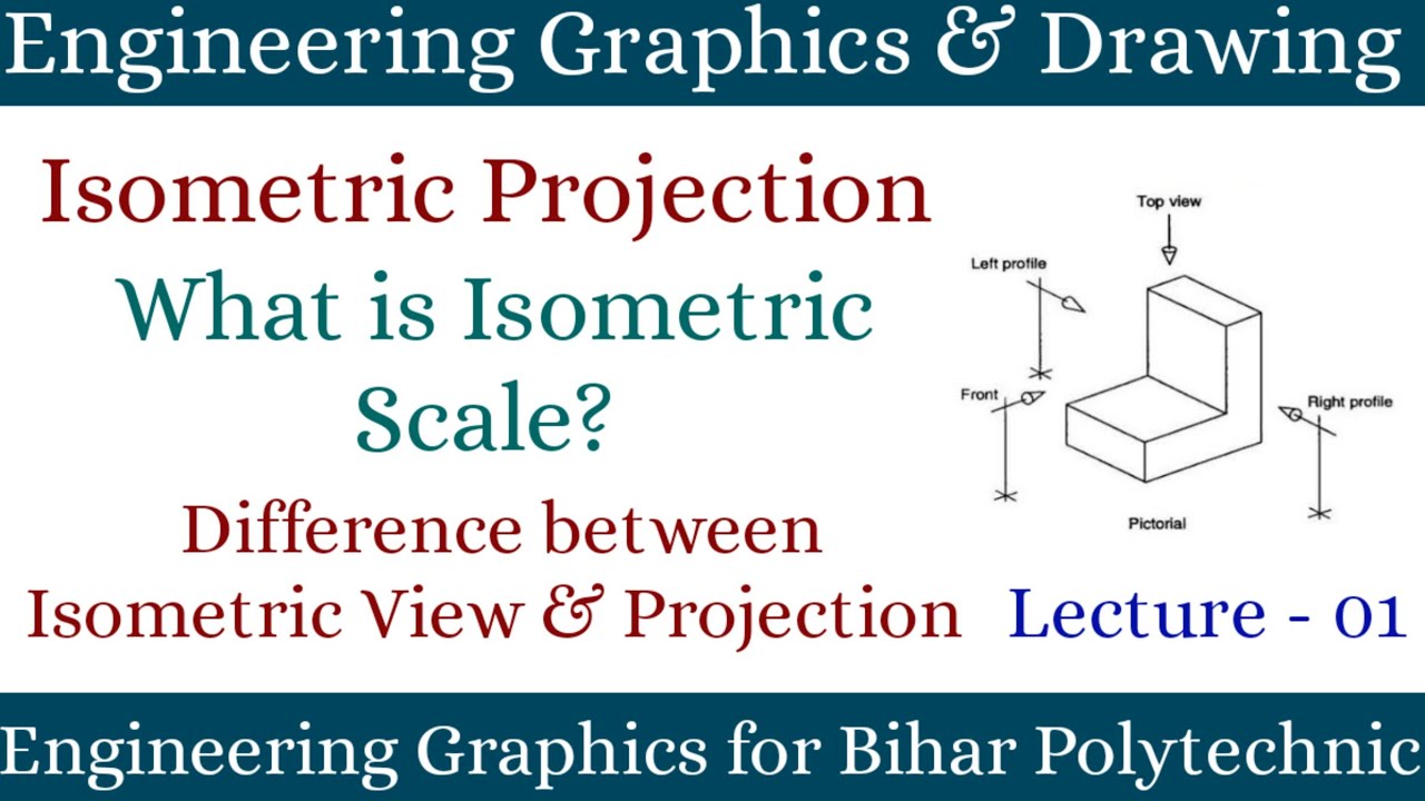 Isometric Projection | Isometric Scale | L-01 | Engineering Graphics & Drawing | SBTE Bihar