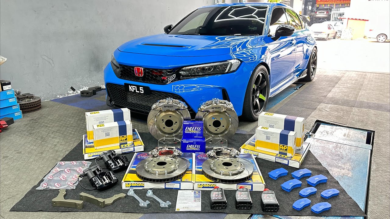 [VLOG]Malaysia First Honda Civic TYPE R FL5 Upgrade AP Racing Pro5000R Nickel Plated CP9668+CP9449
