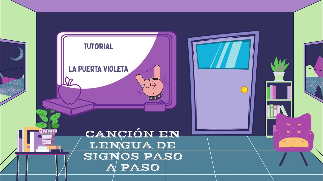 Tutorial 'La Puerta Violeta' en Lengua de signos (LSE)