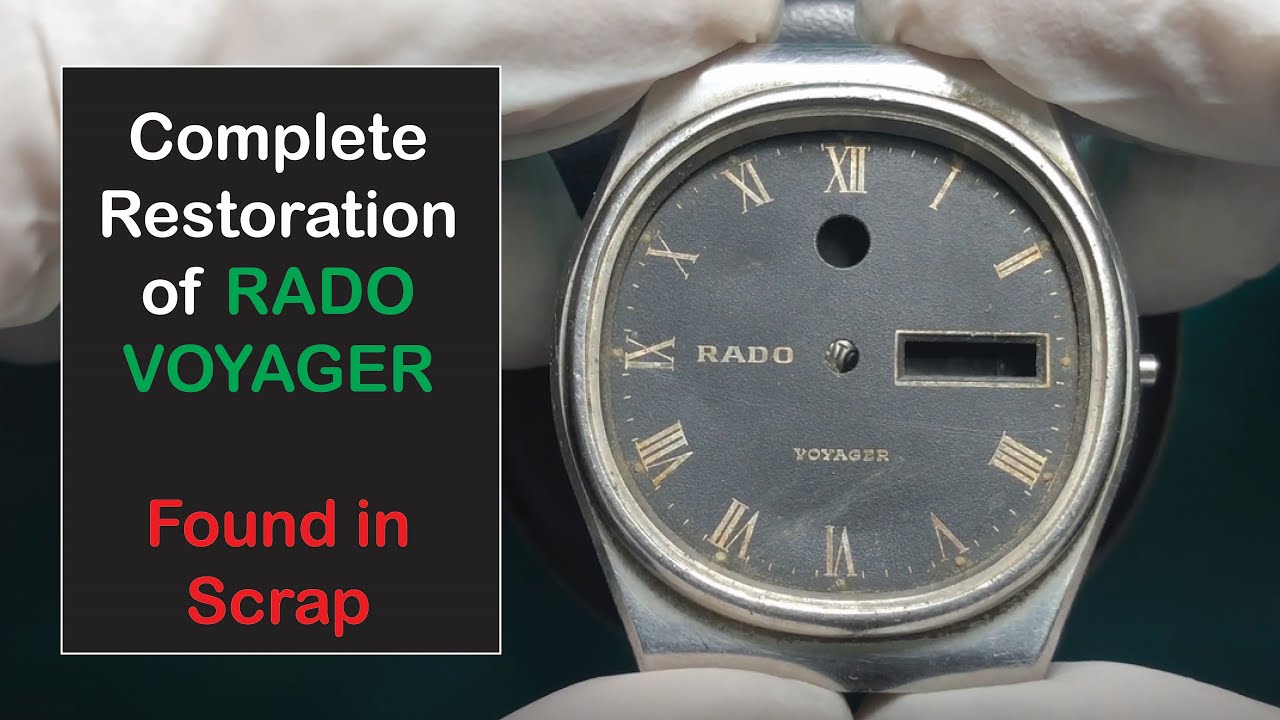Restoration of Rado Voyager Found In Scrap Watches | ETA 2836-2