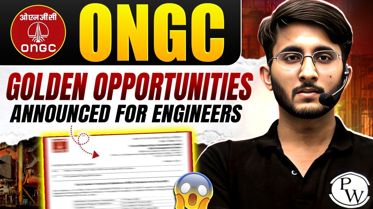 ONGC Summer Internship 2026 | Opportunity for Engineers | Internships for College Students
