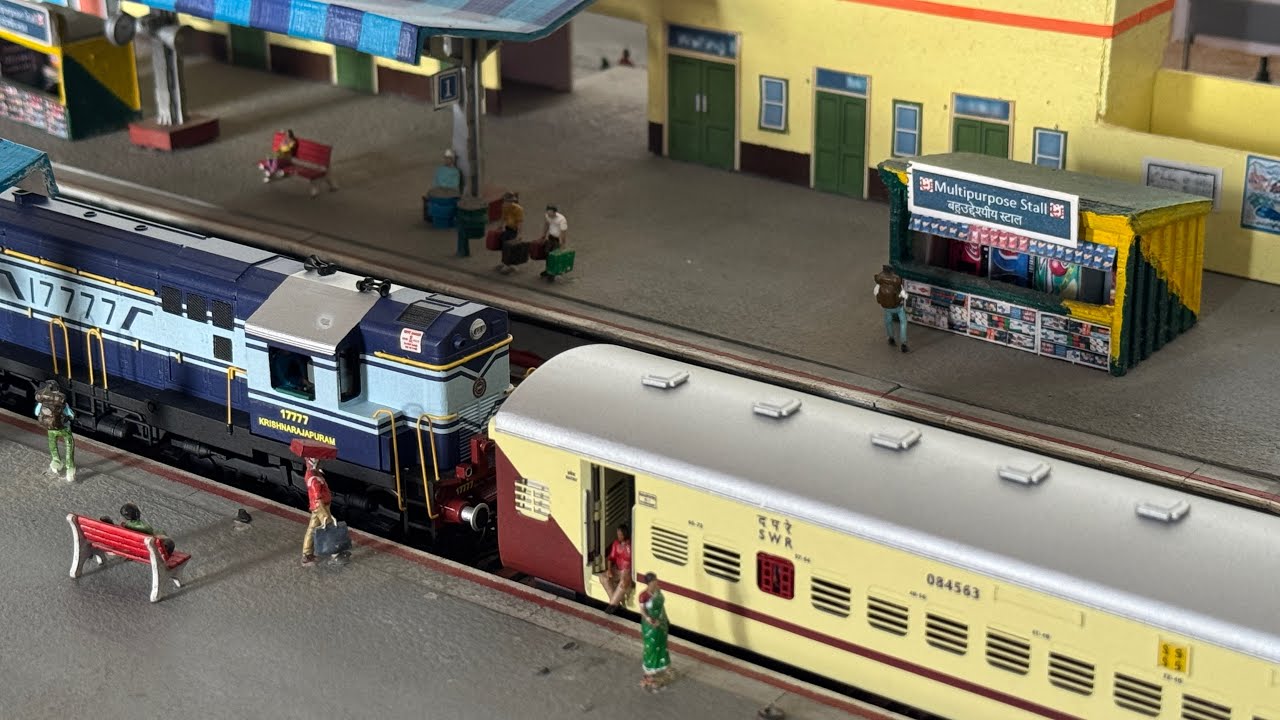 Поезд № 2 Апни Вали 🚂 | Модель индийской железной дороги в масштабе HO